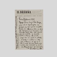 Autografo lucio ridenti usato  Napoli
