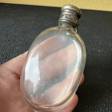 Antique glass hip for sale  CHRISTCHURCH