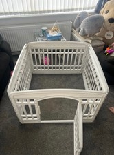 White pet pen for sale  WORCESTER