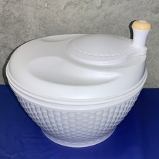 Salada giratória lavadora de legumes cesta secadora coador ferramenta de cozinha branco comprar usado  Enviando para Brazil