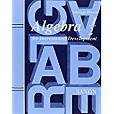Saxon algebra incremental for sale  Montgomery