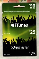 Itunes ticketmaster collectibl for sale  Wakefield