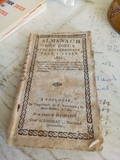 Almanach dieux 1822 d'occasion  Saint-Méloir-des-Ondes