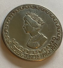Moeda medalha Princess Cruise Pacific 1977 The Queen's Silver Jubilee 1952-1977, usado comprar usado  Enviando para Brazil