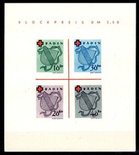 Baden allemagne bloc d'occasion  France