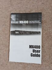 Lexicon mx400 manual for sale  MUIR OF ORD