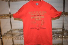 Camiseta Bass Fishing Derby vintage 1990 ponto único tela estrelas Phoenix pequena comprar usado  Enviando para Brazil