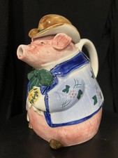 Ceramic pig teapot for sale  Missoula