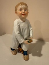 Estatueta de porcelana fina Meissen Hentschel criança com tambor e bastão comprar usado  Enviando para Brazil