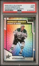 2020-21 OPC Platinum Jason Robertson Rainbow Color Wheel #159 SP RC PSA 9 Estado perfeito comprar usado  Enviando para Brazil