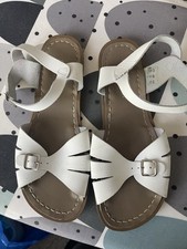 Saltwater white sandals for sale  SUTTON