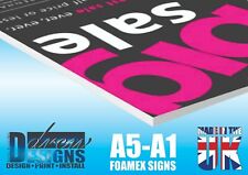 Foamex board signs for sale  LUTTERWORTH