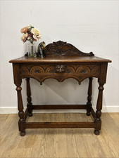 Carved oak gothic for sale  WIMBORNE