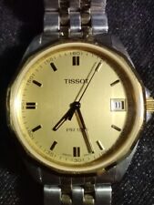 Relógio Tissot PR100 quartzo masculino mostrador dourado feito na Suíça redondo vintage sem caixa comprar usado  Enviando para Brazil