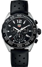 Tag Heuer Formula 1 relógio masculino mostrador preto pulseira de couro preto - CAZ1010.FT802 comprar usado  Enviando para Brazil