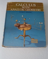 Calculus With Analytic Geometry  Simmons, George Hardcover *SEE DESCRIPTION*, usado comprar usado  Enviando para Brazil