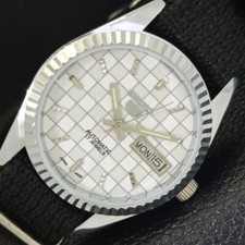 RELÓGIO MASCULINO VINTAGE RECONDICIONADO SEIKO 5 AUTOMÁTICO MOSTRADOR BRANCO JAPONÊS a440357-1 comprar usado  Enviando para Brazil