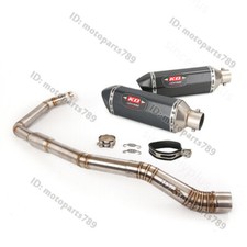 Silenciador tubo dianteiro 51mm sistema de exaustão completo para Honda CBR300R CB300F até 2017, usado comprar usado  Enviando para Brazil