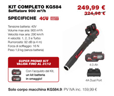 Kress kg584 soffiatore usato  Castel Goffredo