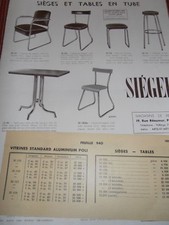 Catalogue dépliants siégel d'occasion  Vesoul