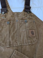 Carhartt duck bibs for sale  Vinton