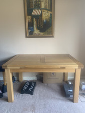 Solid oak dining for sale  GRAVESEND