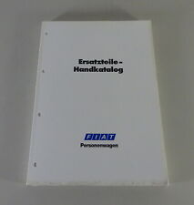 Catálogo de piezas / Catálogo de repuestos Fiat Panda / Uno / Tipo Etc. A partir del 07/1993 segunda mano  Embacar hacia Mexico