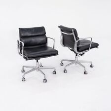 Cadeira de mesa Herman Miller Eames década de 1990 almofada macia gerenciamento couro preto 4x disponível comprar usado  Enviando para Brazil