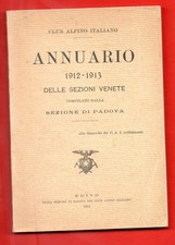 Annuario 1912 1913 usato  Padova