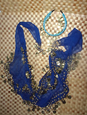 Belly dancer blue for sale  STOCKPORT