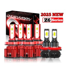 6x Combo Lâmpadas de Farol de LED Farol Alto Baixo Farol de Neblina para Pontiac G6 2005-2007 comprar usado  Enviando para Brazil
