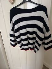 Navy white striped for sale  HAVANT