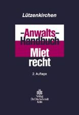 Anwalts handbuch mietrecht gebraucht kaufen  Ohlsbach