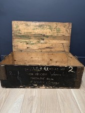 Military wooden trunk for sale  WINCHELSEA