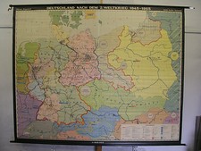Schulwandkarte deutschland ger gebraucht kaufen  Cottbus