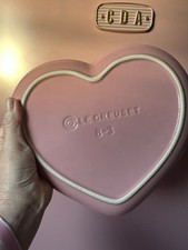 Lecruset heart shape for sale  CHELMSFORD