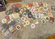 Usado, Lote Misto de 80+ Porta-copos de Cervejaria Artesanal Centro-Oeste Tapetes Cerveja New Glarus, 3 Floyds.. comprar usado  Enviando para Brazil