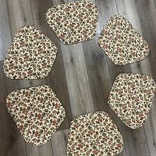 6 Placemats de Tecido Longaberger Caminho de Outono feitos sob medida para Mesa Redonda Folha de Outono comprar usado  Enviando para Brazil