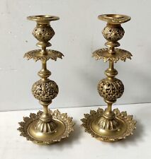 Pair candle holder d'occasion  Expédié en Belgium
