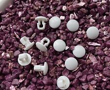Knöpfe 8mm weiß gebraucht kaufen  Deutschland