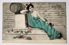 Postcard bacco woman d'occasion  Grenoble-