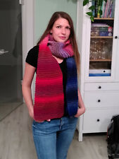 Schal handgestrickt regenbogen gebraucht kaufen  Tübingen