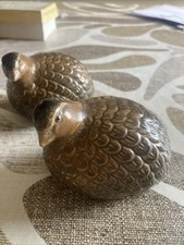 Pair ceramic quails for sale  SAFFRON WALDEN