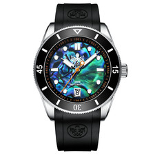 Relógio de mergulho automático PHOIBOS WAVE MASTER PY010ER 300M Abalone Shell-001 comprar usado  Enviando para Brazil