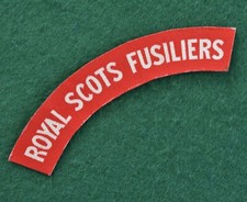 Royal scots fusiliers for sale  CLEETHORPES