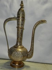 brass teapot india vintage for sale  Eunice