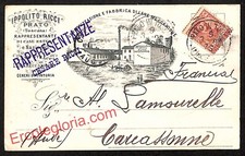 Ah9094 storia postale usato  Milano