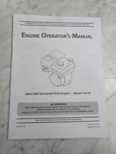 Engine operator manual for sale  Saint Cloud