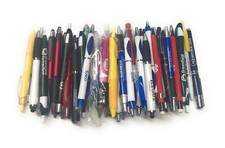 Lote de 50 quilates al por mayor/a granel bolígrafos de tinta de bolígrafo mal impreso: colores/estilos mixtos segunda mano  Embacar hacia Mexico