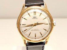 RELÓGIO SUÍÇO MECÂNICO MASCULINO VINTAGE RARO CLÁSSICO 34mm banhado a ouro "BWC" 17J comprar usado  Enviando para Brazil